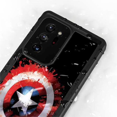 Marvel Captain America Star Shield Galaxy Note20 Ultra 5G Waterproof Case